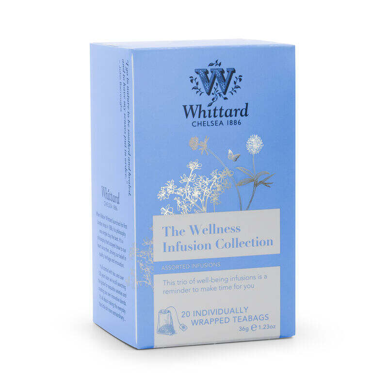 The Wellness Infusions Individually Wrapped Teabags Collection Box