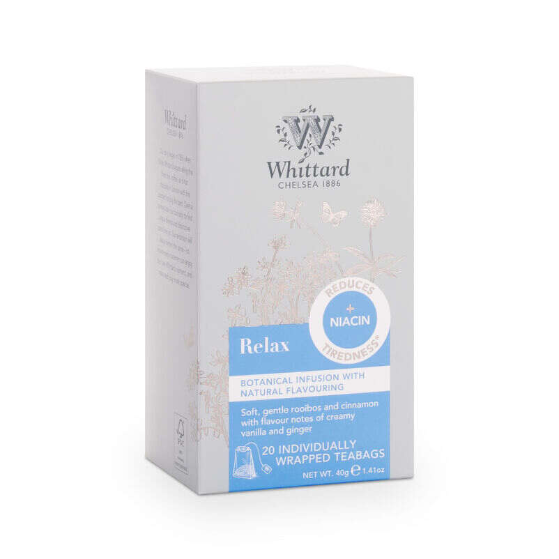 Relax Tea Product White Background
