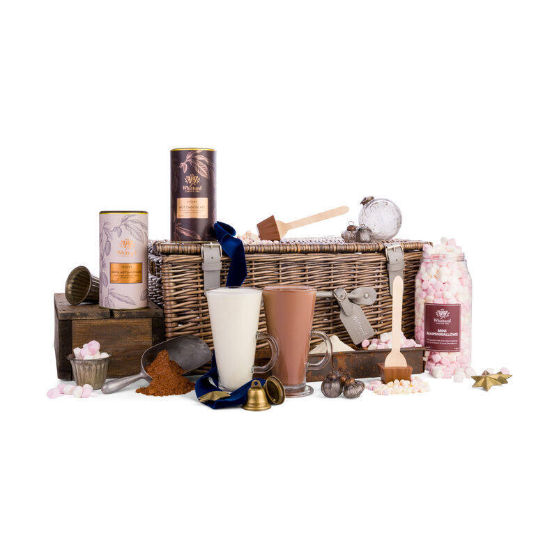 The Signature Hot Chocolate Hamper with ribbon