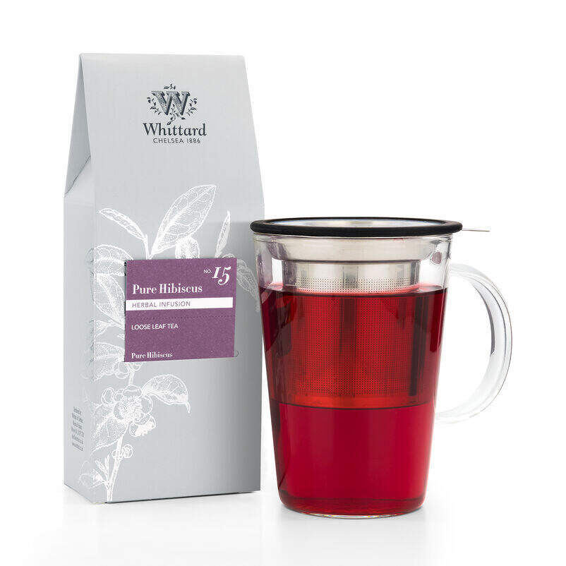 Pure Hibiscus Loose Infusion pile pouch with pao