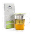 Organic Peppermint Loose Infusion Pouch with pao mug