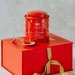 Chinese New Year of the Tiger Tea Gift Set with caddy on top of box