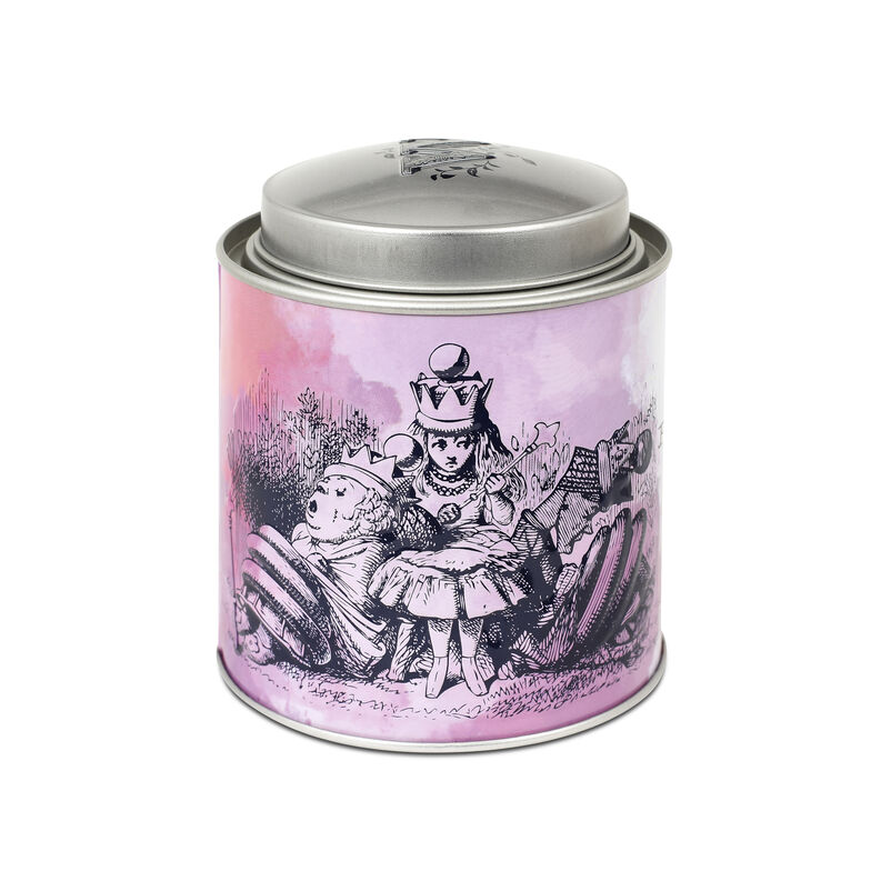 Piccadilly Alice Blend Tea Caddy back of tin