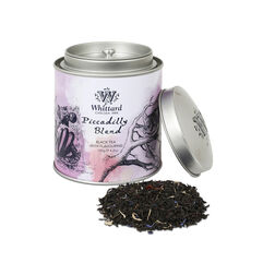 Piccadilly Alice Blend Tea Caddy with loose tea
