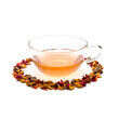 Peach, Raspberry & Rose Loose Infusion in Teacup