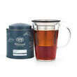 English Rose Loose Tea in caddy with tea cup infuser