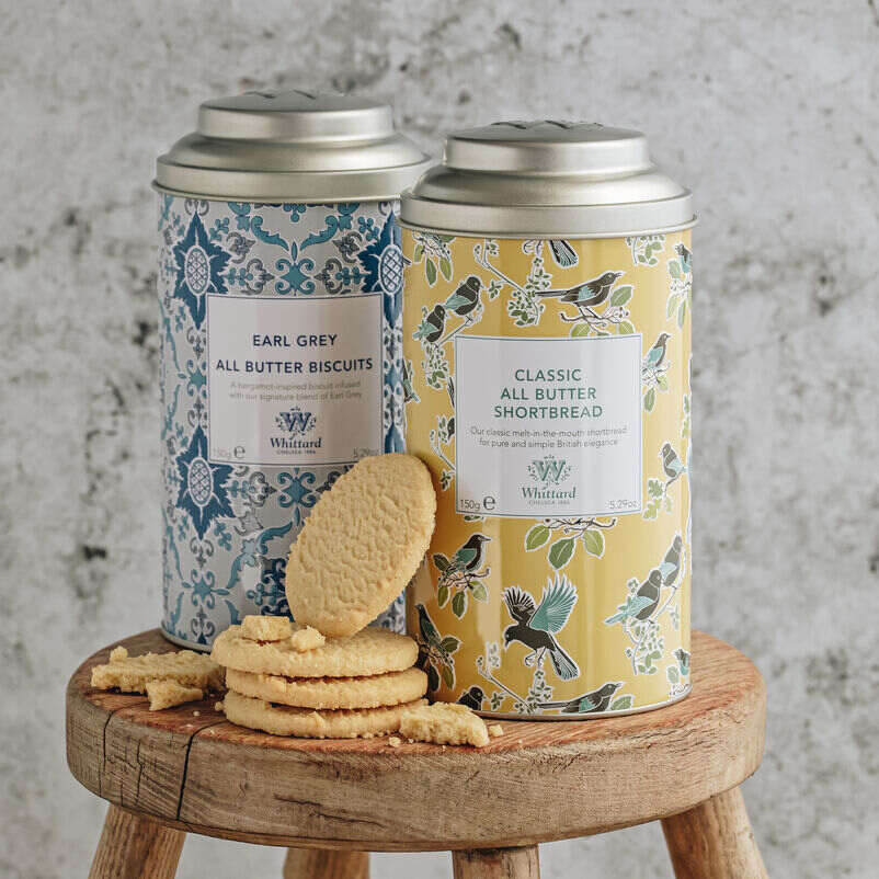 All Butter Shortbread and Earl Grey Biscuit Tin