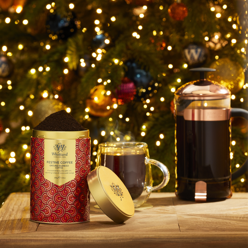 Ground Festive Coffee Tin Christmas