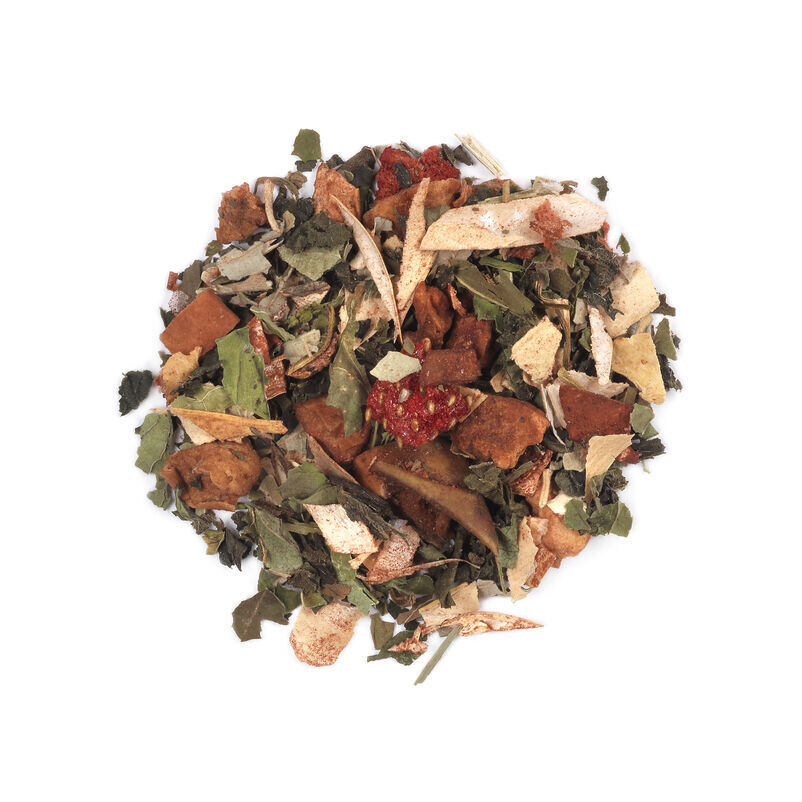 Strawberry Mint Loose Tea Pouch, 50g