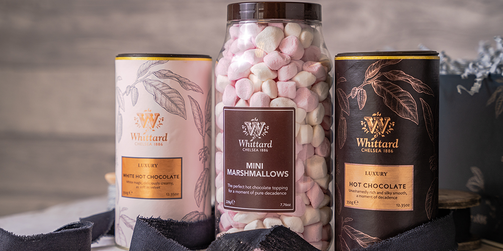 Our Luxury Hot Chocolates with fluffy marshmallows
