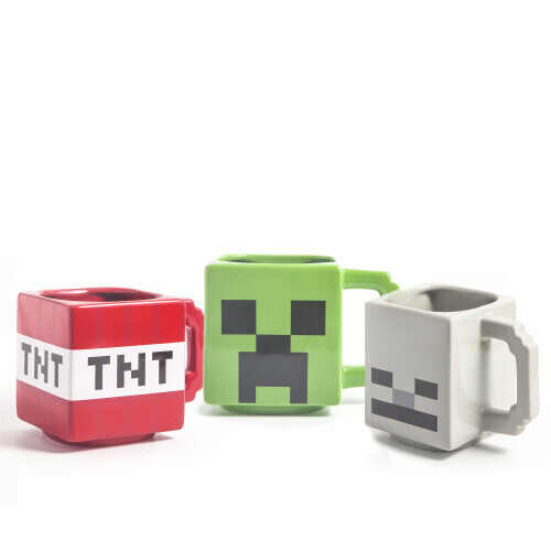 2 Pack Festive Tea Coffee Cups Ceramic Xmas Gift Set Christmas Design Mugs