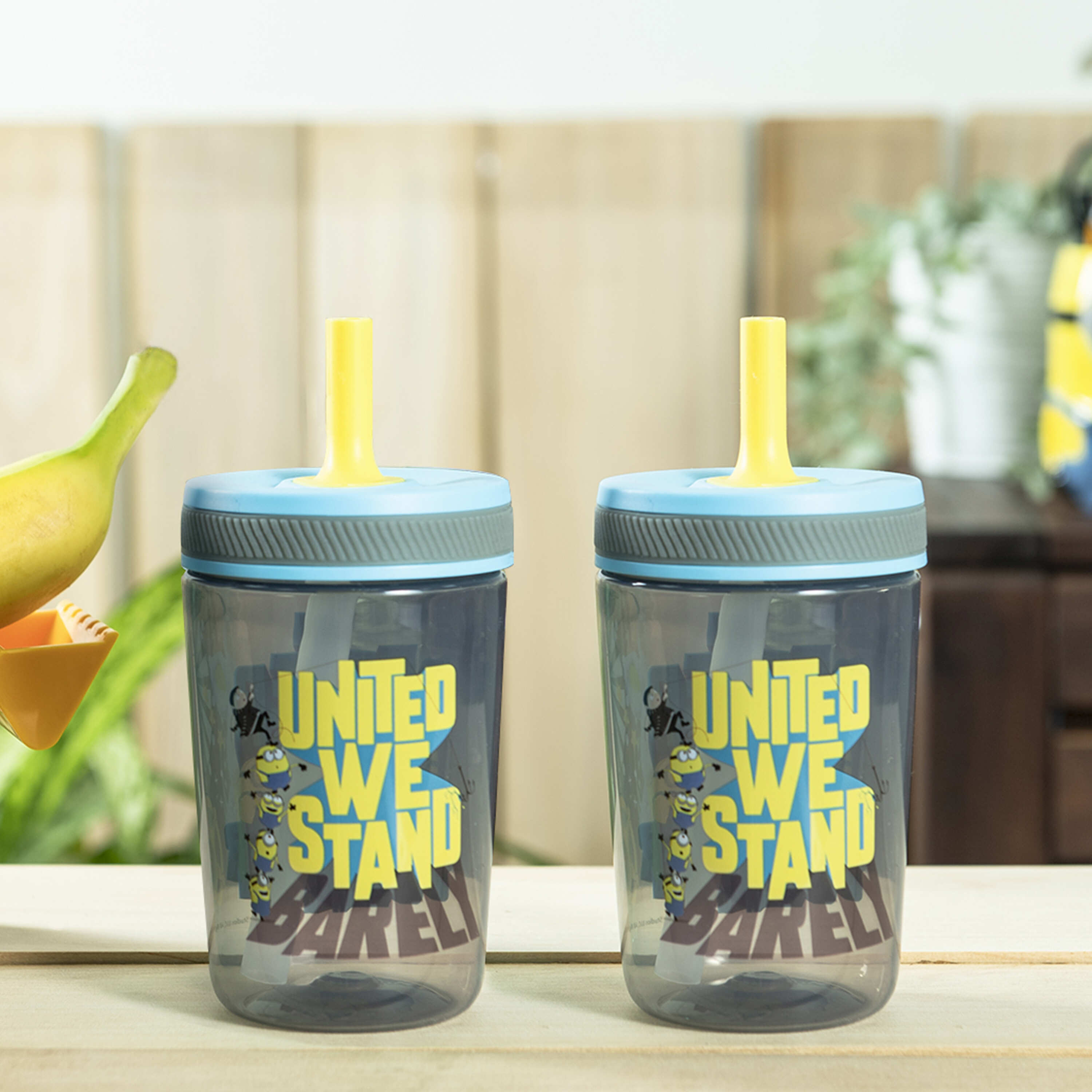 Ages 3+ Minions by Universal Studios 5.5" Plastic Cup by Zak Designs 2016 