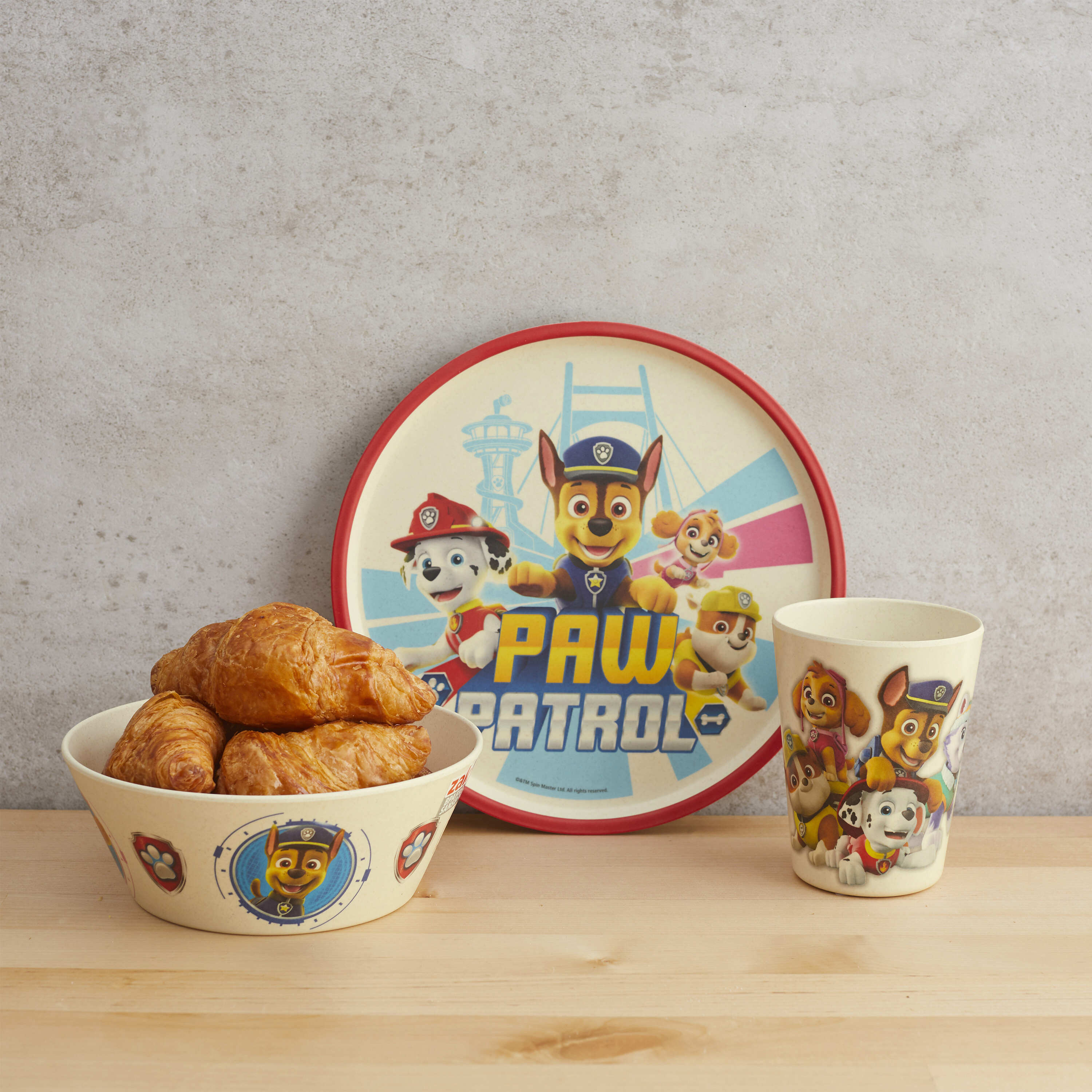 GREAT GIFT FREE P+P ⭐⭐⭐ Paw Patrol 3 Piece Ceramic China Breakfast Set 