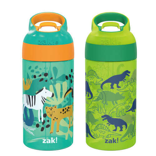 Zak Designs 16 oz Plastic Water Bottle "Babies Run the World" Lot of 3 