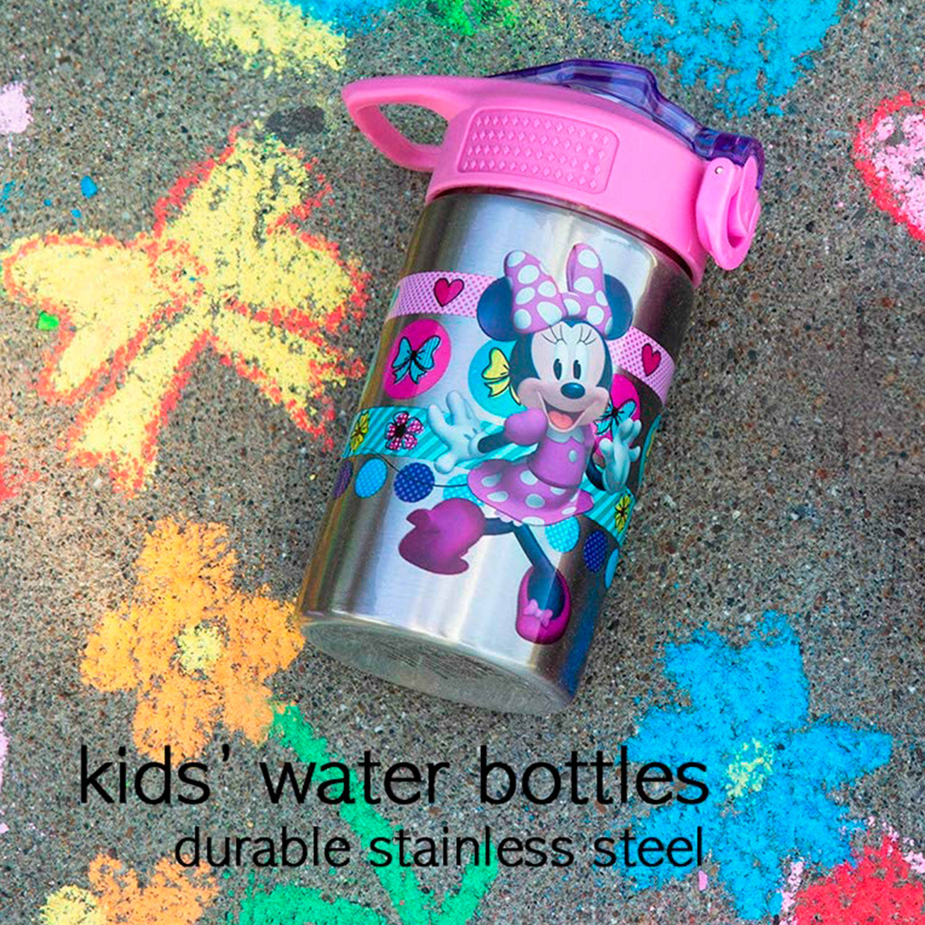 Disney MINNIE MOUSE Water Bottle Snack Container DAISY DUCK Travel Cup NEW Zak 
