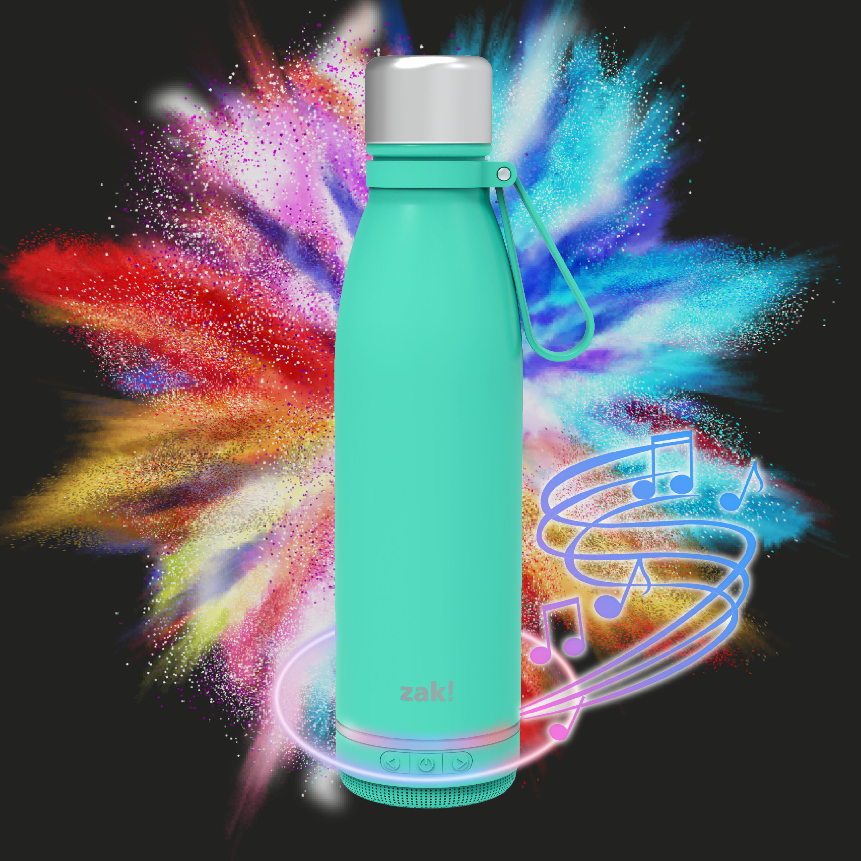 zak play teal 175 oz reusable water bottle B07Y89DK5V / zak! designs