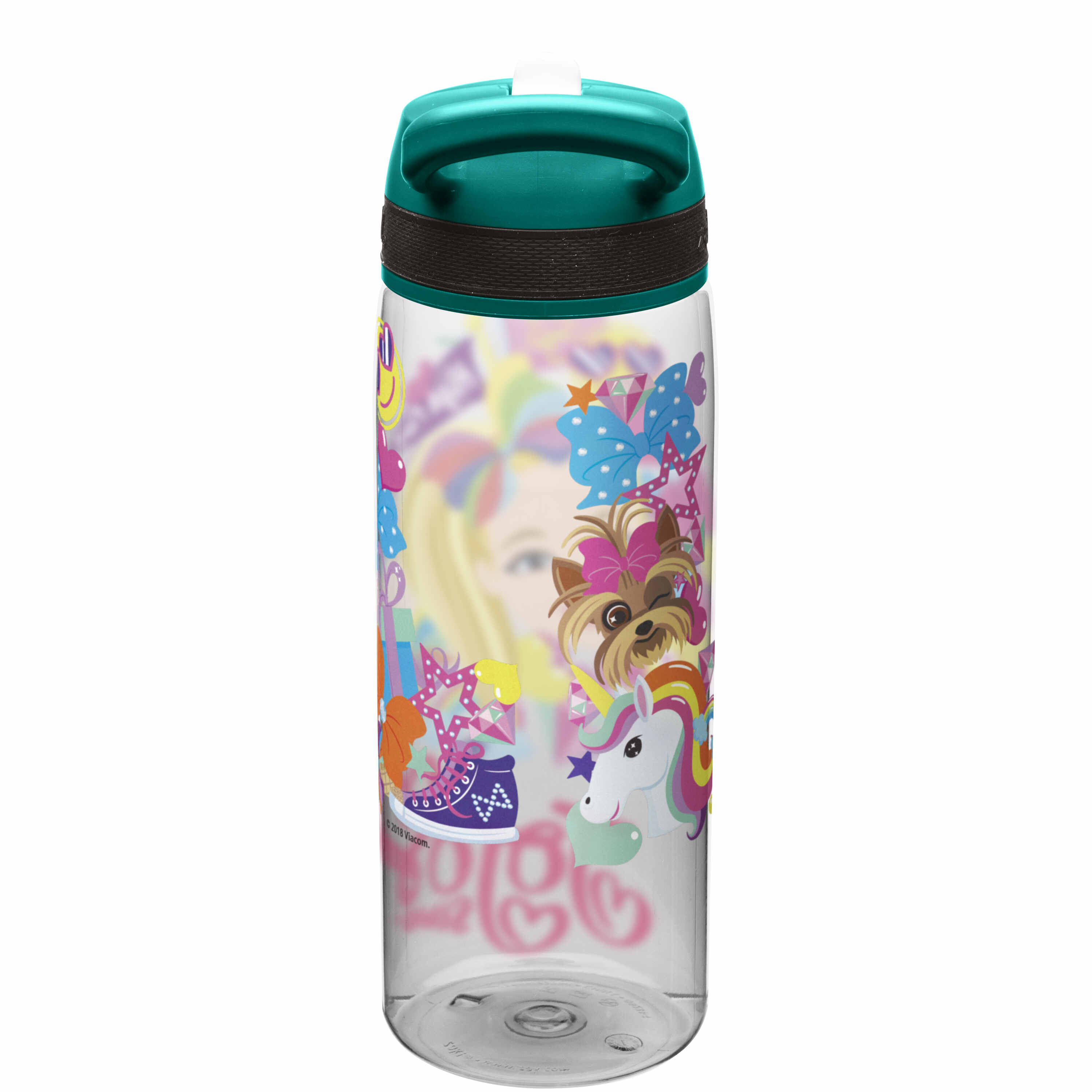 JOJO SIWA Zak!® No Leak BPA-Free Pink Plastic 16 oz Water Bottle Drink Container 