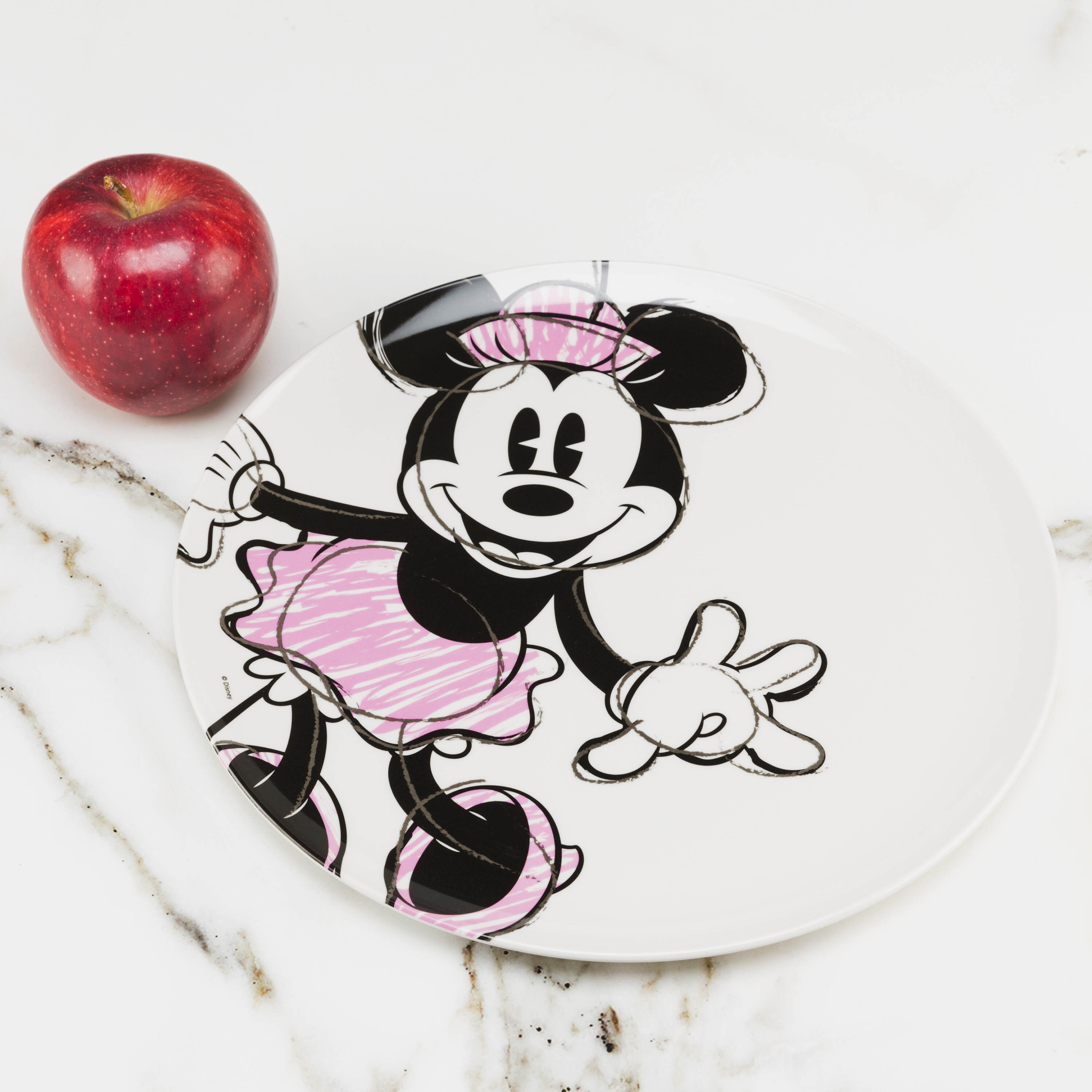 Children’s Mickey & Minnie Mouse bowl & plate Plastic Microwave Safe BNWT 