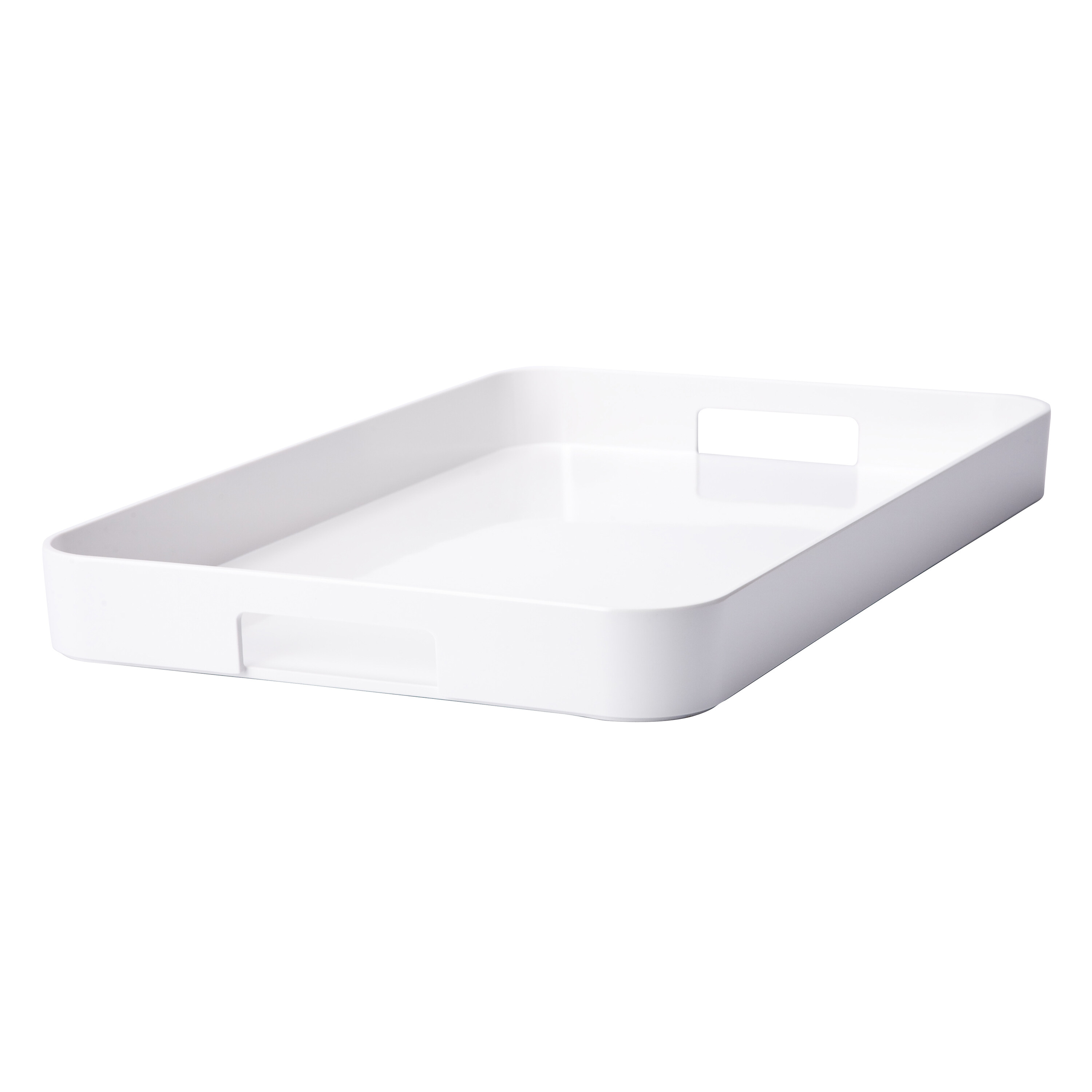 Details about   Zak Designs Durable Melamine Plastic Rectangle Serving Tray with Large Handles 