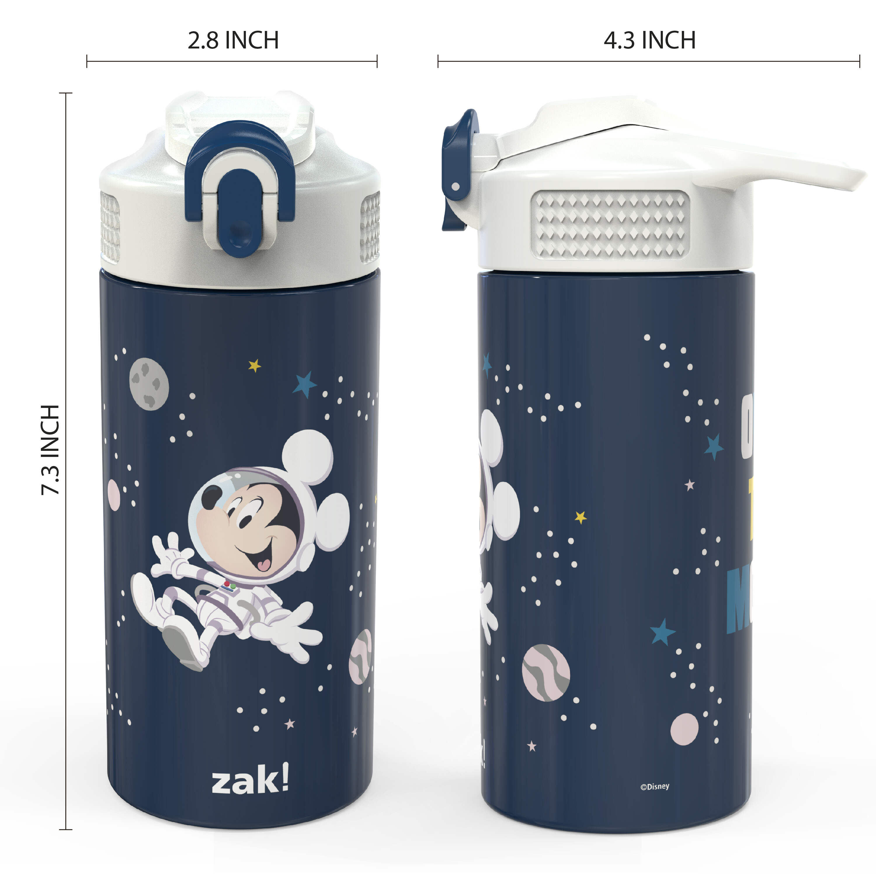 Details about   Disney Store Mickey Mouse Reusable Aluminum Water Bottle w/ Neoprene Sleeve A33 