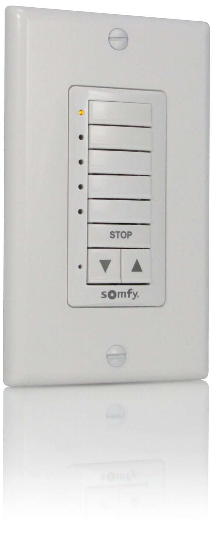 Somfy Decoflex Sujetadores RTS Interruptor de pared; 4 canal; Blanco MPN # 1811074 
