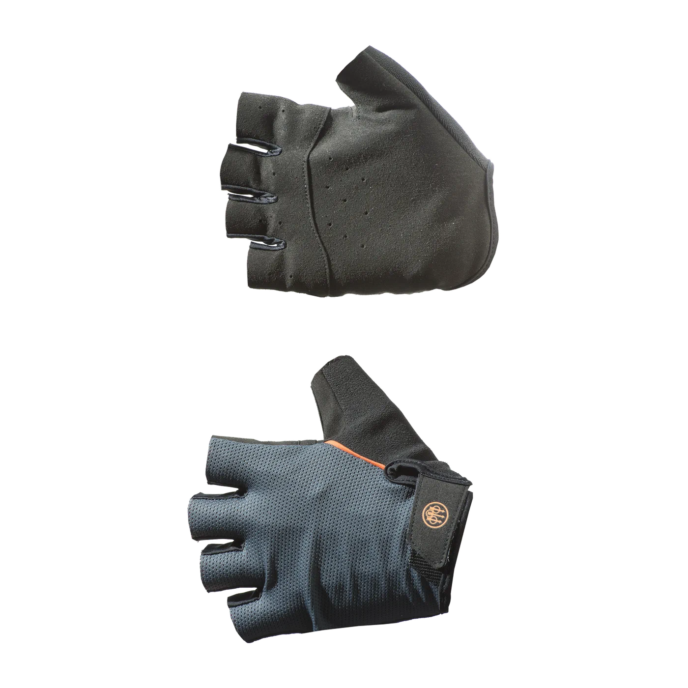 Beretta Fingerless Mesh Shooting Gloves Trap Clays Black & Grey GL321-0903 