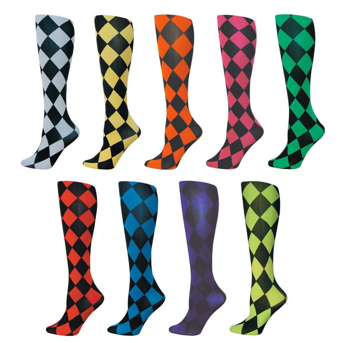 Amazoncom Knee High Trouser Socks wColorful Printed Patterns  Made in  USA by Sox Trot 3 Abigail  Clothing Shoes  Jewelry