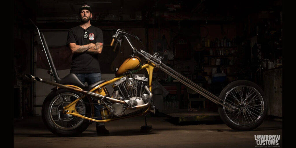 Harley-Davidson XLT Ironhead Sportster Chopper by John Moorehead