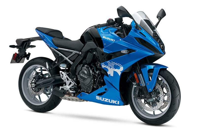 SUZUKI GSX-8S・8R 純正 バーエンド ブルー OEM Update: 2024 Suzuki GSX-8R