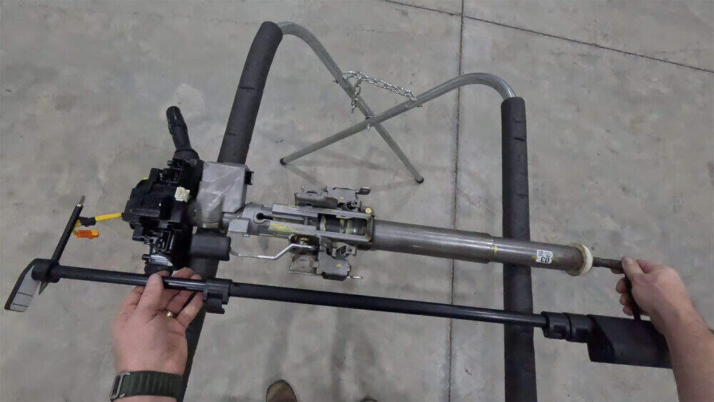 Steering Column Collapse Example Auto Body Repair: Why Steering Column Measurement Matters