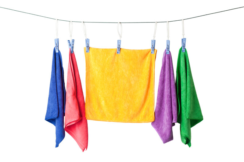 How to properly wash and care for microfiber towels - Professional