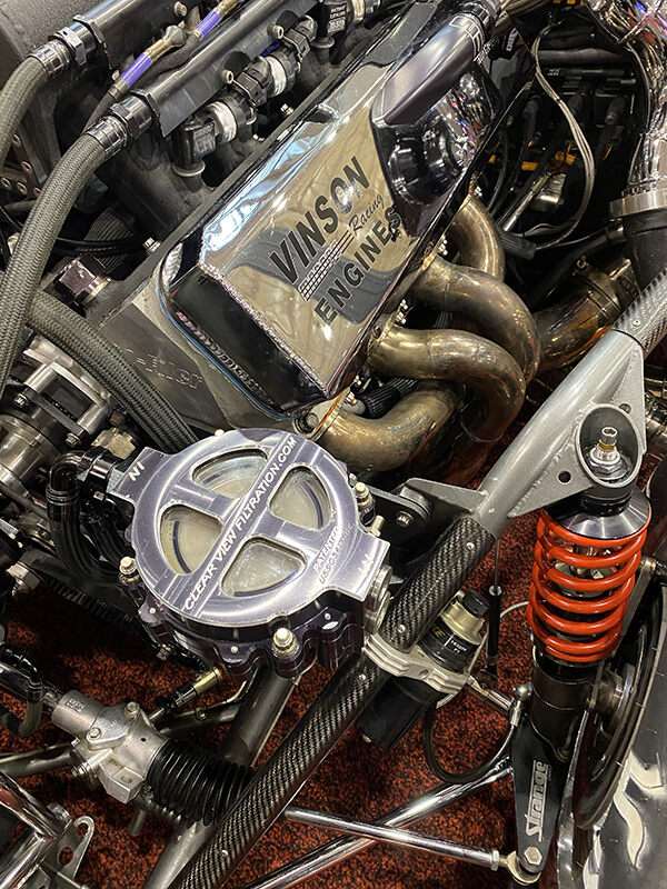 A No Prep Kings Twin-Turbo 540 cid Big Block Chevy Engine - Engine