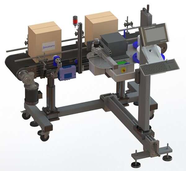 Diagraph ALP Turnkey Configuration Solution with Conveyor and Vision System