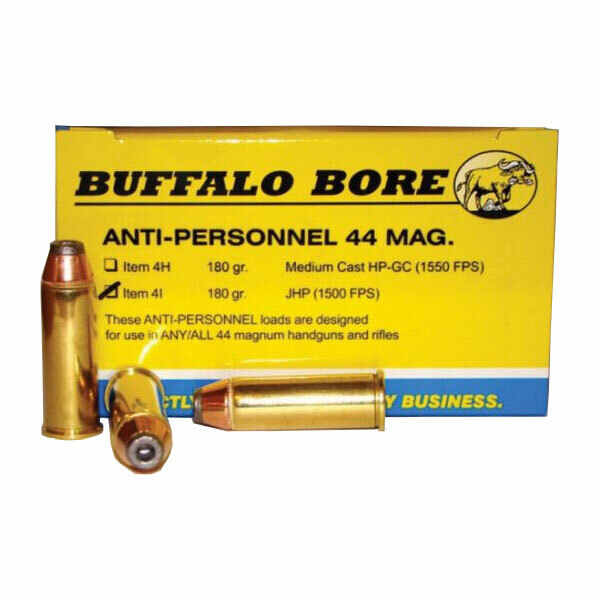 Buffalo Bore Ammunition 4I/20 Anti-Personnel 44 Rem Mag 180 gr 