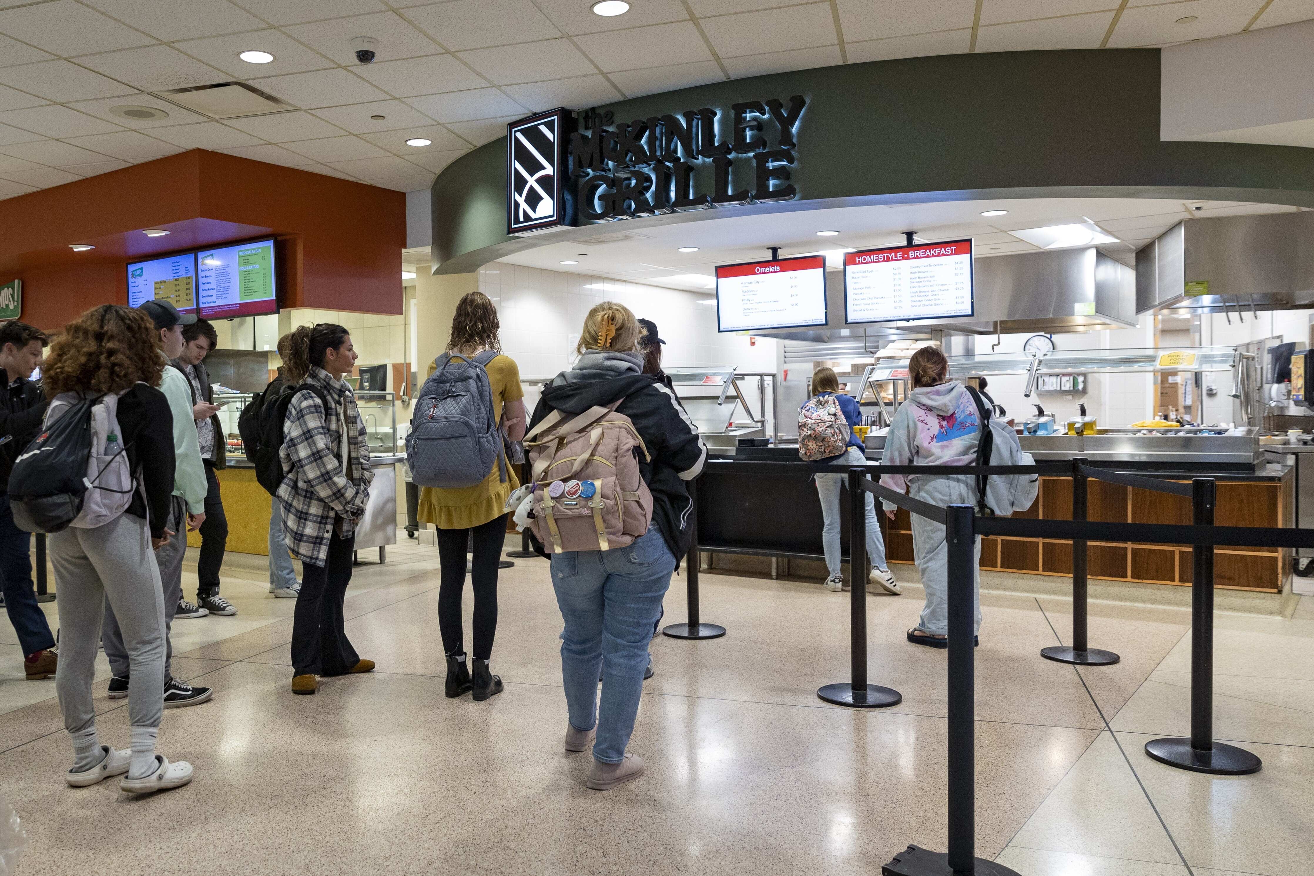 McKinley grill in the Atrium located inside the Arts and Journalism building