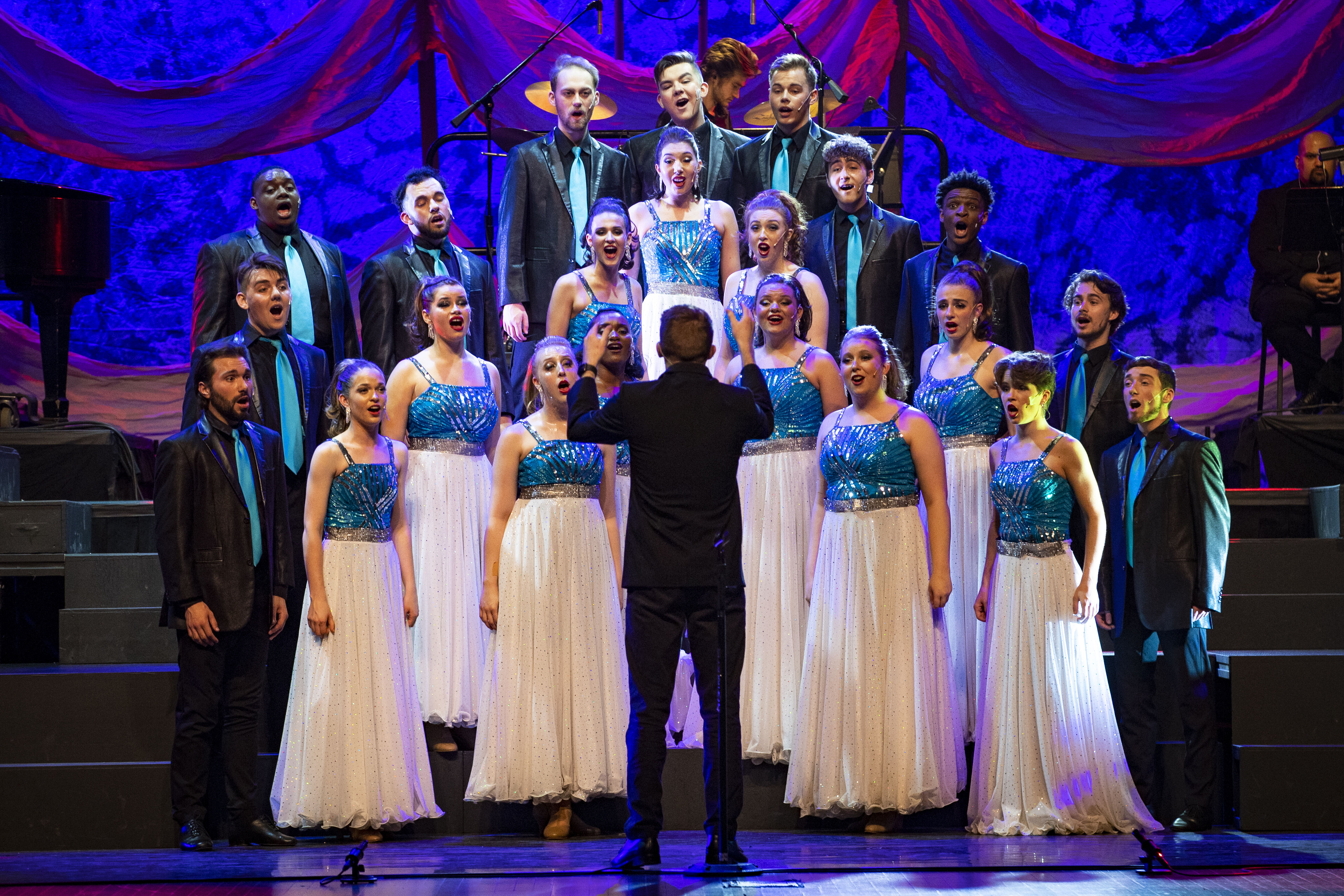 The University Singers perform onstage during their annual Spectacular
