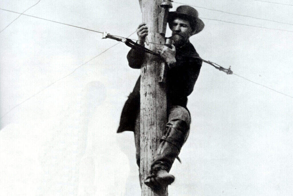 The American Lineman: The Evolution of The Lineman's Pole Climber -  Northwest Lineman College