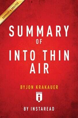 Adventure - Summary of Into Thin Air by Jon Krakauer - free ebook
