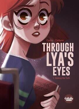 Through Lya's Eyes, book cover