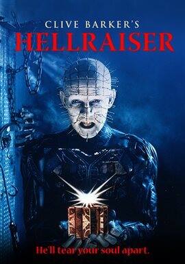 Link to Hellraiser by Clive Barker in Hoopla