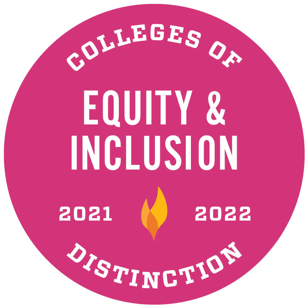 2021-2022 Equity & Inclusion Colleges of Distinction seal
