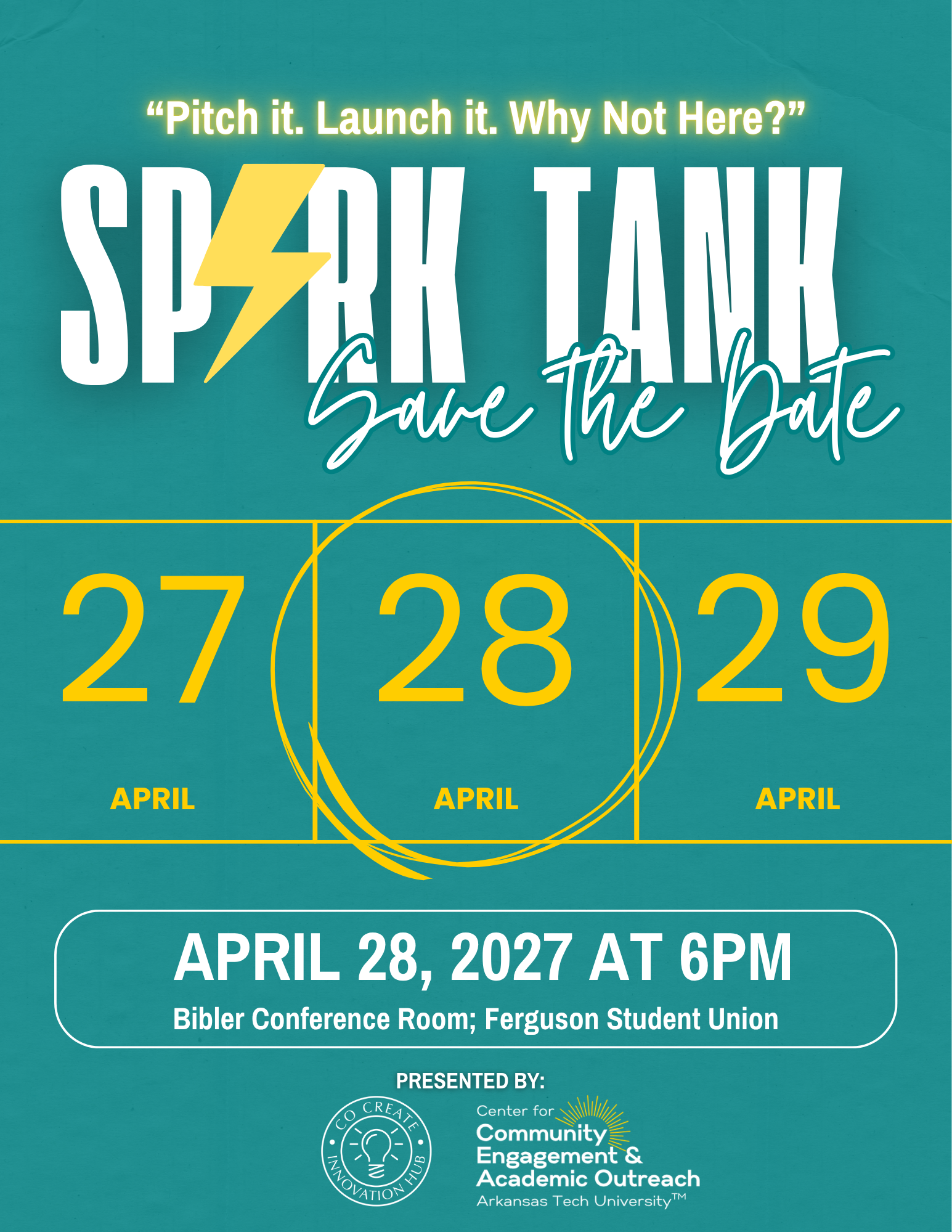 Save the Date: Spark Tank 2027