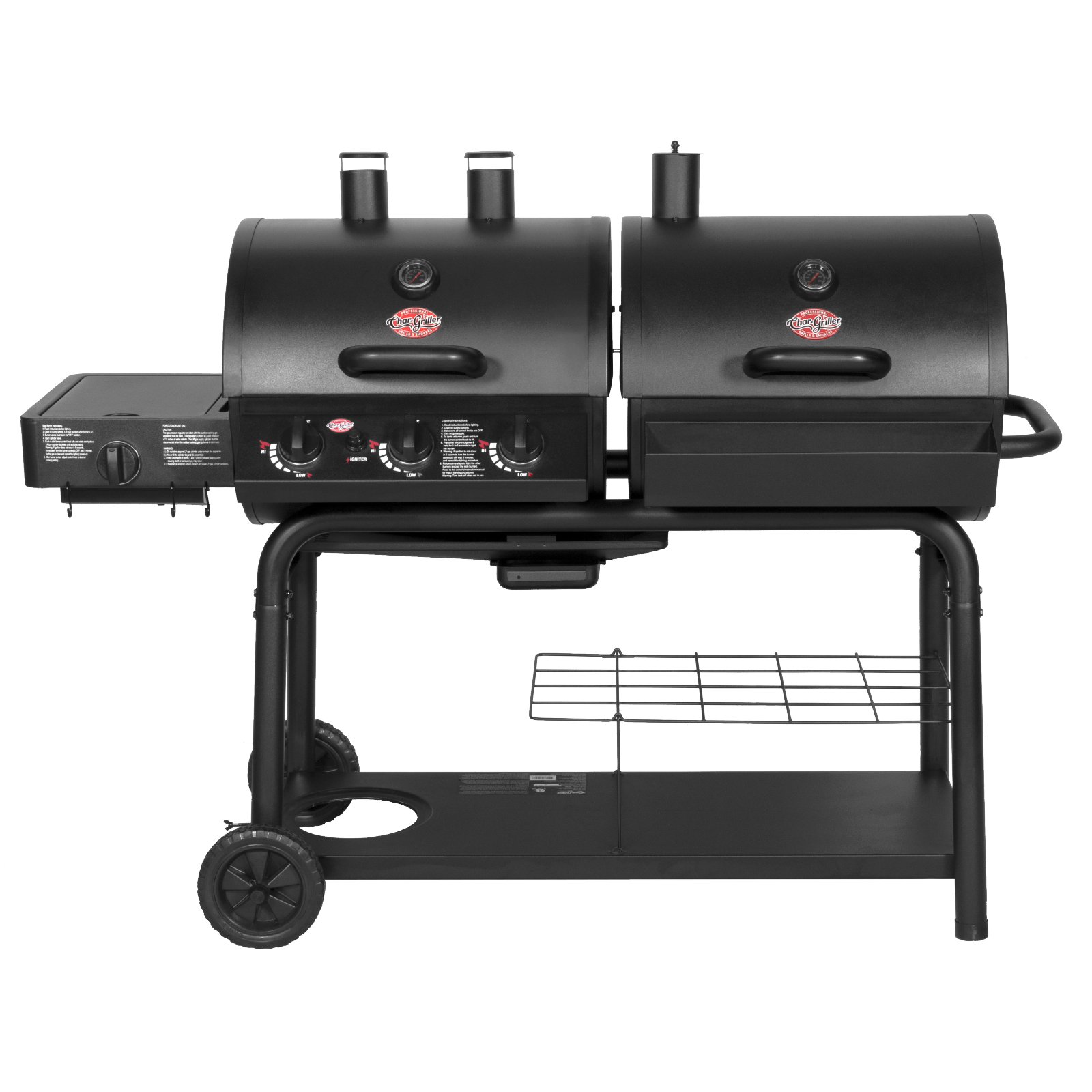 uvidenhed Abundantly biografi Duo™ 5050 Gas & Charcoal Grill - Char-Griller