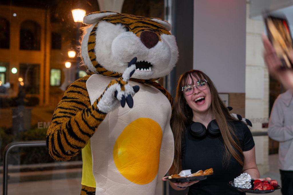 Scene from the Spring 2025 President’s Late Night Breakfast