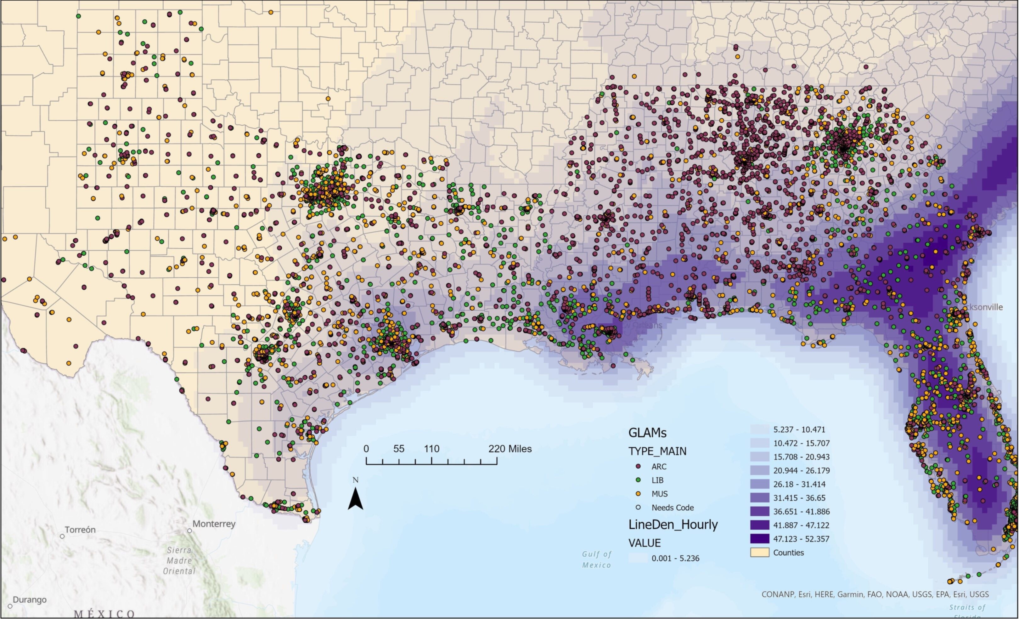LSU RESEARCHERS PUBLISH GEOLOCATION DATASET OF ALL U.S. GALLERIES, LIBRARIES, ARCHIVES AND MUSEUMS