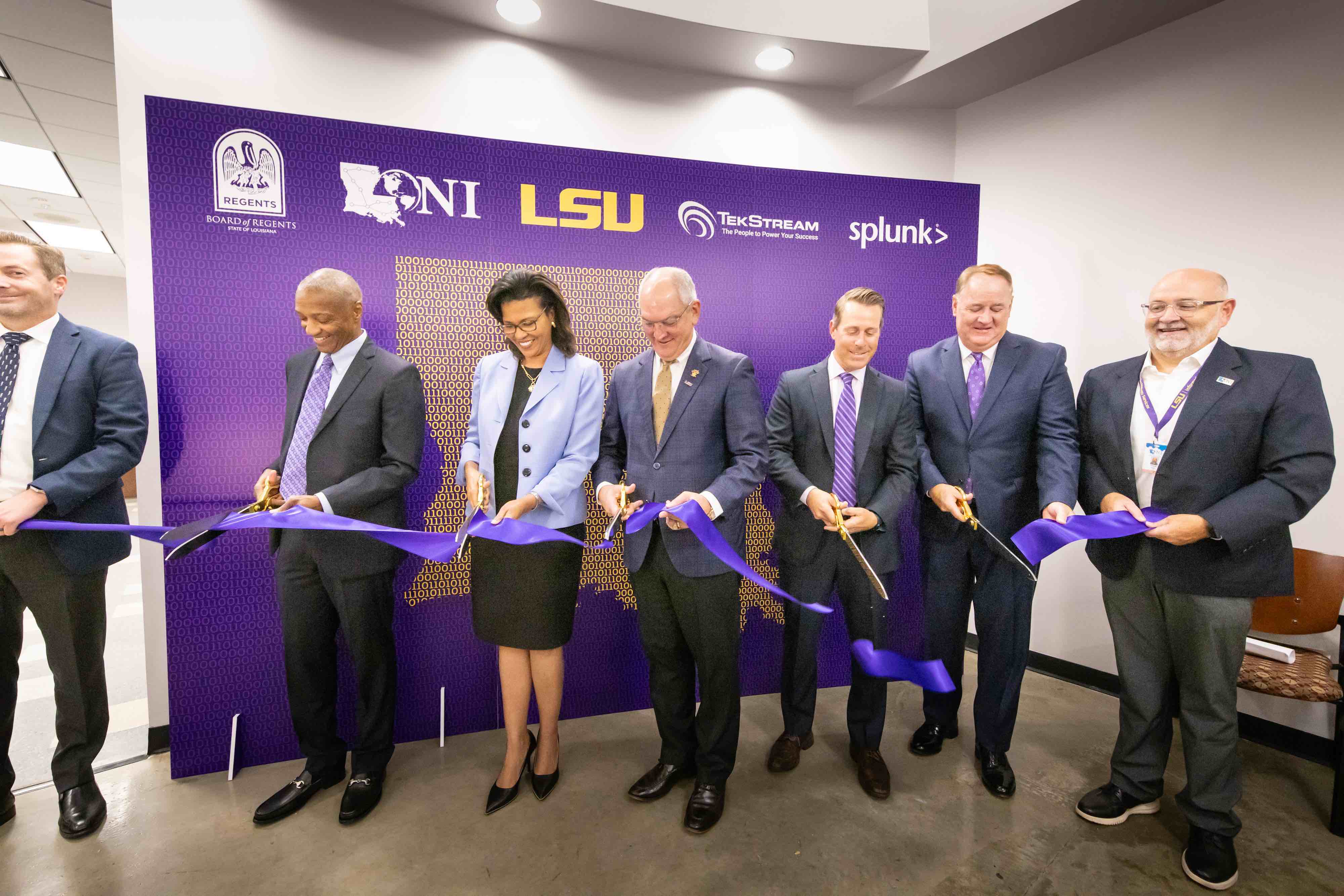 Gov. Edwards, President Tate Open Doors to New LSU Cybersecurity Operations Center, Protection Model for Louisiana
