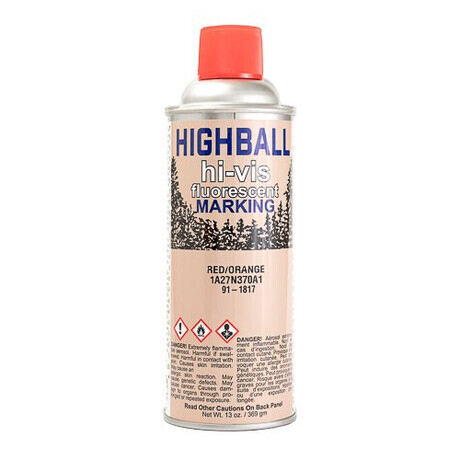 Forrest Highball Hi-Vis Red/Orange Tree & Log Marking Paint - Per Can