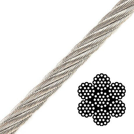 Vinyl Coated Stainless Steel Wire Rope (Aircraft Cable) by
