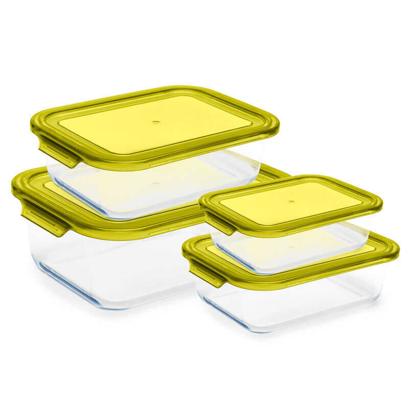 3 Compartment Glass Meal Prep Containers (3 Pack, 35 Oz) - Food Storage  Containers with Lids, Portion Control, BPA Free, Microwave, Oven and