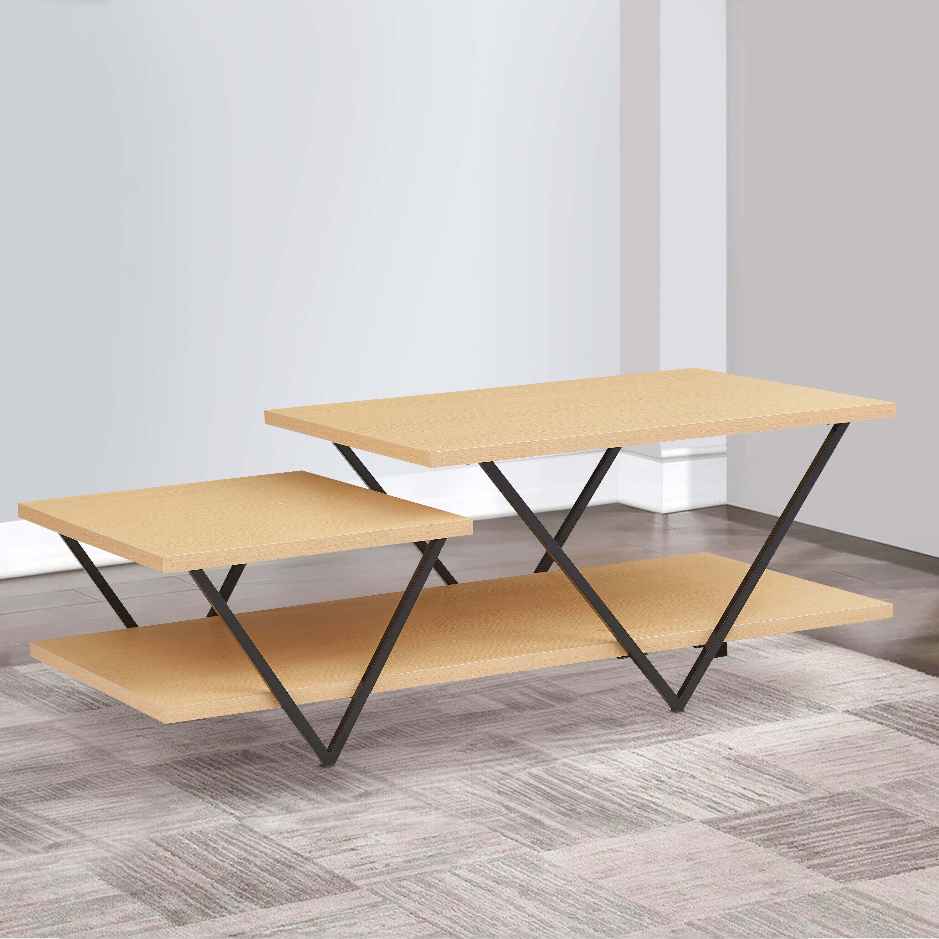 Light maple cheap coffee table